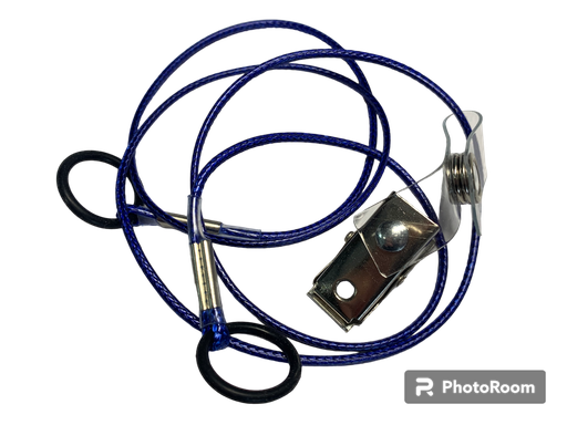 Cotton Cord Blue + Clip